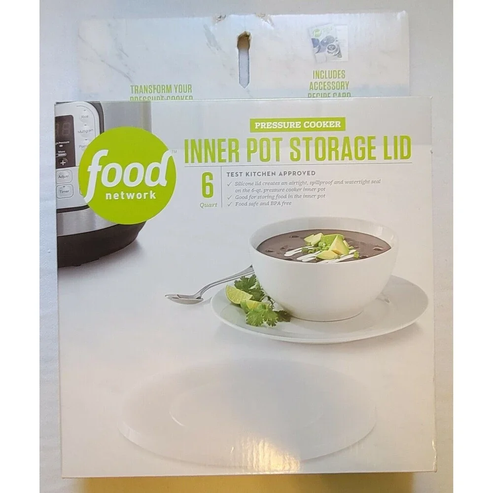 Food Network Inner Pot Storage Silicone Lid 6 Qt. Pressure Cooker B1 - Picture 1 of 1